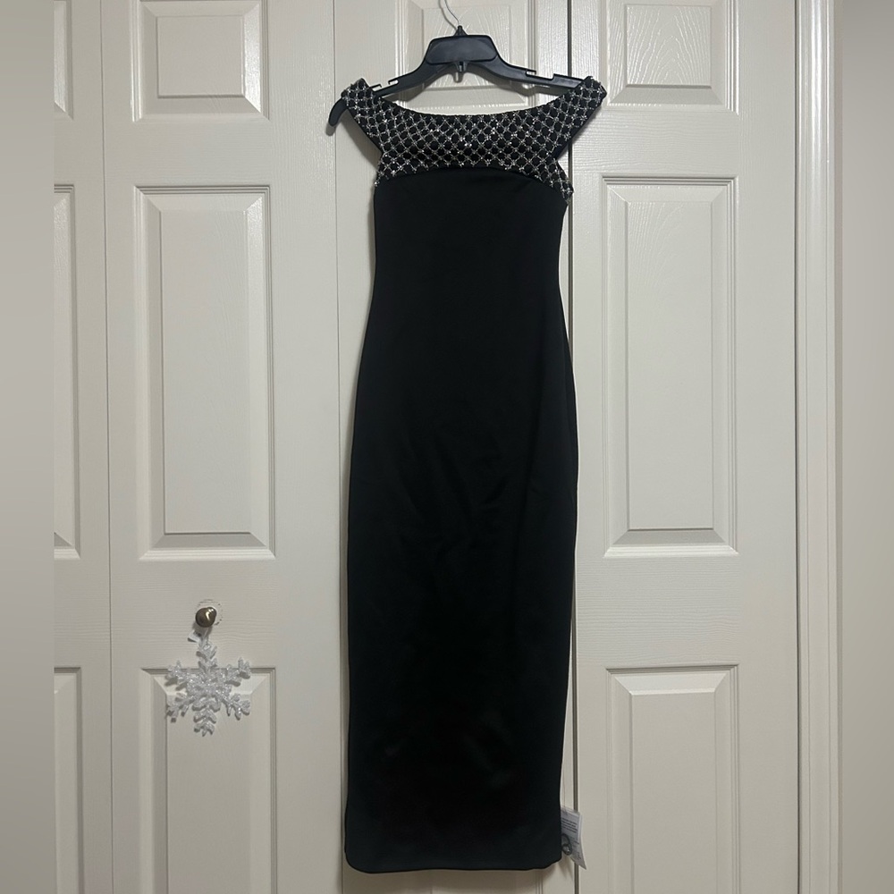 ASOS beaded midi dress